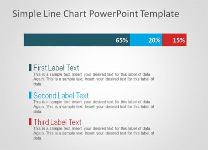 Simple Line Chart PowerPoint Template 