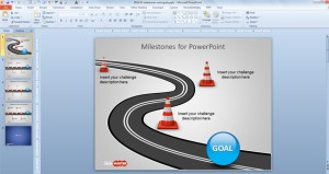 hurdles-in-road-milestones-powerpoint